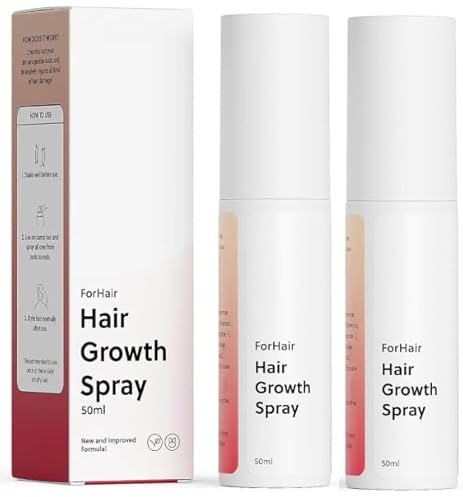 Haarspray fördert Haarwachstum und -stärke, repariert Schäden und pflegt Haar und Kopfhaut. Geeignet für trockene Kopfhaut.