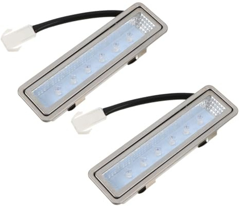 Kisangel 2pcs LED Range Hood Light Bulbs Cool LED Replacement for Integrated Stoves Cooker Hood Fit High Brightness Energy Saving Kitchen Lighting