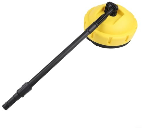 Trayneel Boquilla de lavado a presión eléctrica con cepillo giratorio para limpiador de patio compatible con herramientas eléctricas de jardín, paquete de 2