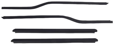 Tbest Autotürfenster-Dichtungsstreifen aus Gummi Reduzieren Windgeräusche F81Z 2521452 AA Für F - 450-550 Super Duty 1999-2016 Cab Truck