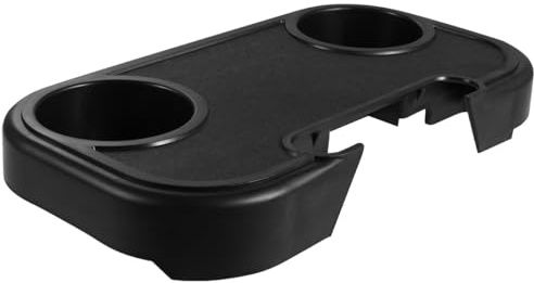 BESPORTBLE Bandeja Portavasos para Sillón de Plástico Resistente, Soporte para Bebidas Portátil 4 Posavasos, Accesorio para Sillas de Descanso Adecuado para Exteriores, Camping y Playa