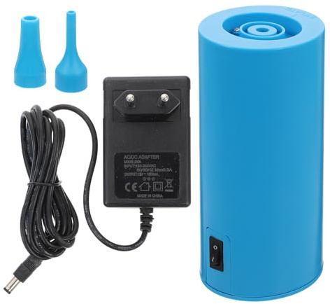 Holibanna Bomba de Globo Eléctrica Portátil de Abs, Inflador de Aire Multiusos para Globos Largos, Inflador Rápido y Silencioso, Compatible Voltaje Ac220, Adecuado para Fiestas y Decoración