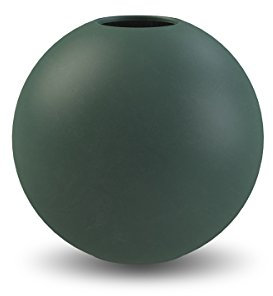 Cooee - Vaso di design a sfera, 8 cm, verde scuro