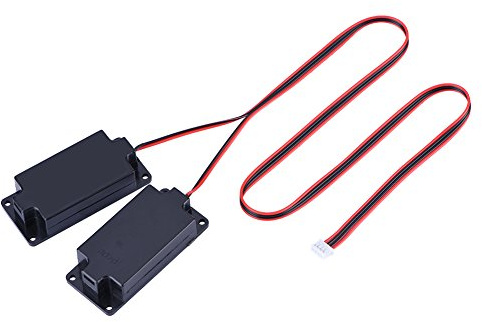 Zerone 1 Paar 5 W 8 Ohm TV-Lautsprecher, 70 mm x 30 mm, Stereo-TV-Lautsprecher, Ersatz-Lautsprecher, Soundverstärker für TV, Notebook, Tablet, PC, Schwarz , Minimalistisch