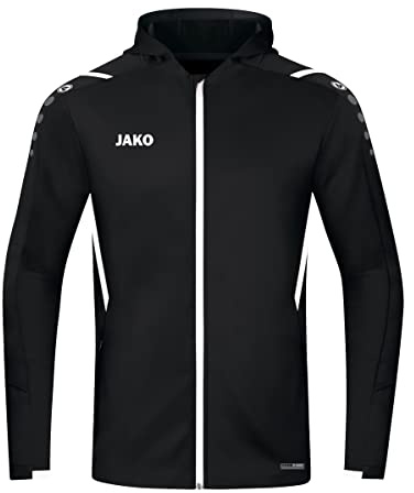 JAKO Träningjacka för män, utmanande med huva, träningsjacka, Challenge med huva