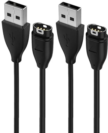 Bicmice Charger for Garmin Fenix 5 5S 5X 6 6S 6X Plus Pro 7 7S 7X Series Forerunner 945 45 45S 745 235 Approach S10 S40 S60 G12 S12 S42,Vívoactive 3 4 4S,Instinct,Venu 2 2S Plus Watch Charging Cable