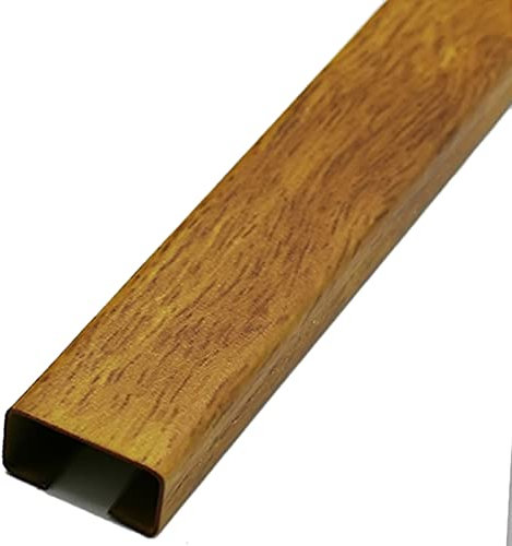 Kabelkanal Kabelschlauch Kabelmanagement Kabelabdeckung für Holzmaserung, Selbstklebend Wasserdichtes robustes Metall Cable Hider Management, Kabel für TV-Bildschirmleuchte, 1m (39) lang