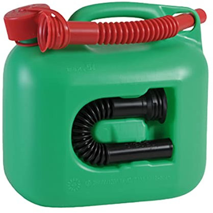 BHBXZZDB 5L Tanque De Gasolina De el Plastico Portátil Gasolina Bidones con encargarse de y Tubos para Motocicleta, Coche, Barco, Remolque