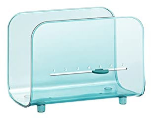 Acryl-Tissue-Box, transparenter Halter, Zeitschriftenspender, Aufbewahrung, Küche, Büro, Badezimmer, Tisch Organisation Von Puppenkleidern (Green, One Size)