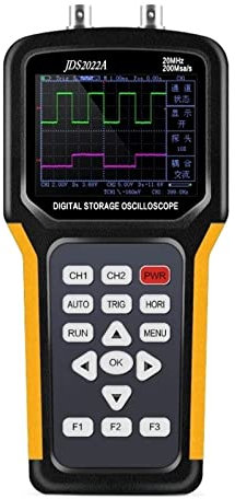 IGASHI Rechargeable smart digital multimeter JDS2022A Multimeter Oscilloscope Digital Storage Oscilloscope 2 Channels 20MHz
