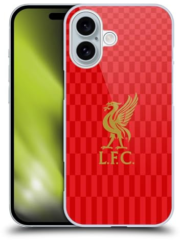 Head Case Designs Offiziell Zugelassen Liverpool Football Club LFC Gold Und Schwarz Liver Bird Harte Rueckseiten Handyhülle Hülle Huelle kompatibel mit Apple Apple iPhone 16