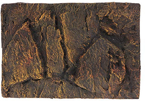 Toddmomy Décoration D'aquarium pour Reptiles 3D Effet Pierre Jaune en PU Panneau De Fond Réaliste Taille Approximative 1 Cm Décoration D'habitat pour Terrarium Reptiles Et Tortues