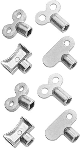 NUOBESTY 8pcs Radiator Bleed Keys Set Including Extended and Thickened Heater Bleed Keys Plumbing Valve Radiator Wrench Kit for Bleeding Different Valves and Heating Systems