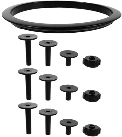 GARVALON Accesorios para Batería Soporte para Platillos Protección de Hardware para Músicos Sesiones de Grabación Paquete de Hardware para Batería
