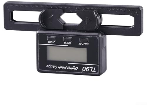 Digitales Pitch Gauge, TL90 Hubschrauber Elektronischer Horizontaler Winkelmesser LCD Display Neigungsmesser