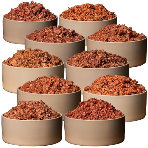 Bello & Friends Querbeet Box M 10 kg Barf Komplettmenü für Hunde | 20 x 500 g, Mit Rind, Huhn und Fisch, Probierbox, Frischfleisch in Lebensmittelqualität