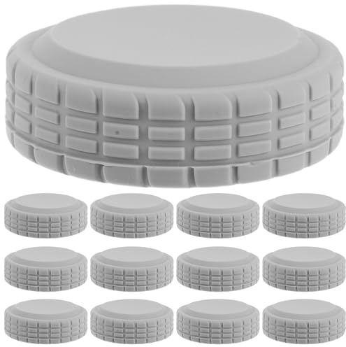 JEWEDECO Protezione per Ruote di Valigia in Silicone 16 Pezzi, Copertura Mute e Anti-polvere per Ruote da 5-6cm, per Ambienti Sensibili al Rumore e Viaggi