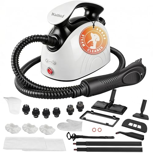 Waitbird Limpiador de vapor para el hogar, vaporizador de mano para limpieza del hogar