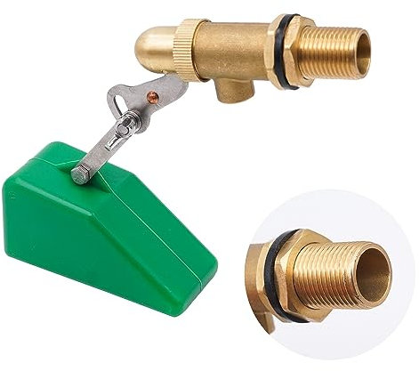 Svauoumu 1/2 Brass Float Valve, Ball Valve Float, Float Valve with Adjustable Arm, Tank Float Valve for Cattle and Sheep Drinking Troughs, Aquariums, Aquaculture