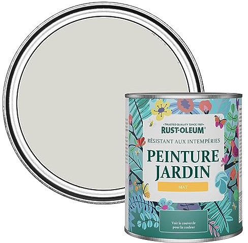 Rust-Oleum Grey Mould Resistant Garden Paint in Matt Finish - Bare Birch 750ml