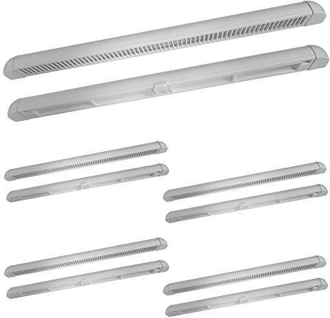 GB DIY Store 5 x uPVC Window Trickle Slot Vent White 300mm White - Reduces Condensation, Damp & Steam (5 Pack)