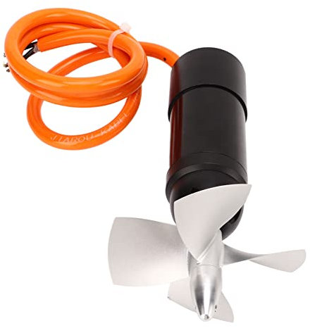 VGEBY Unterwasserstrahlruder, 48-V-Aluminiumlegierung, Hoher Wasserdichter Bürstenloser Motorschub-Unterwasserstrahlruder-Propeller für Elektrische Wassergeräte Bootszubehör