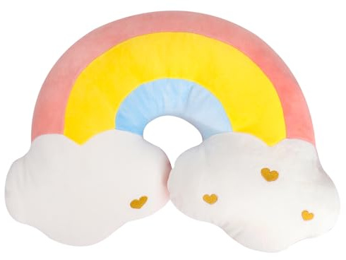 Veemoon 1stk Der Star-Serie Süße Plüschblumenspielzeuge Weiche Stühle Bodenkissen Für Esszimmerstühle Regenbogen-reisekissen Sofakissen Einstellen Perlmutt Pp Baumwolle