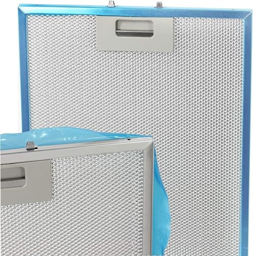 81460072 – Metall-Fettfilter für Dunstabzugshaube, 370 x 281 mm, für Teka KSE90, DB190 OZBA Ersatzteile, 2 Stück