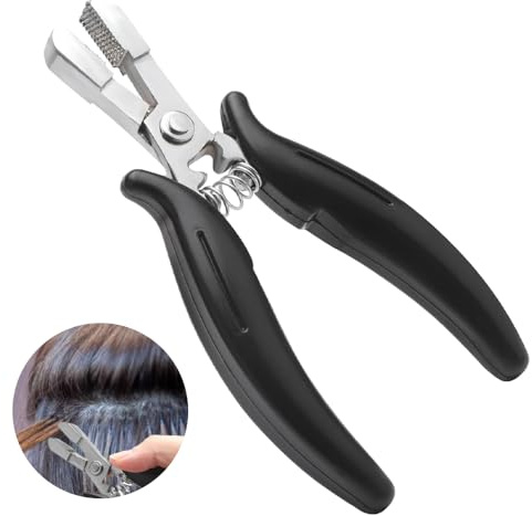 UQTUKO Extensions Zange, Haarverlängerung Zange tape entferner für extensions Microring Zange Tape Sealing Zange Haarverlängerung Werkzeug Bondingzange für Bonding Extensions