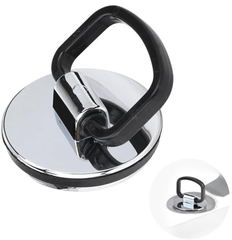 Garnirise Kitchen Sink Plug Replacement, Bathtub Bath Tub Plug and Chain Bathroom Sink Plugs Universal for UK Sink Stopper Basin Plug, 46mm Rustproof