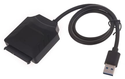 Eladcncmc Adapterkabel auf USB 3.0 für 8,9 cm (3,5 Zoll) Hard SSD Hard Adapter Converter Power Adapter Ersatz
