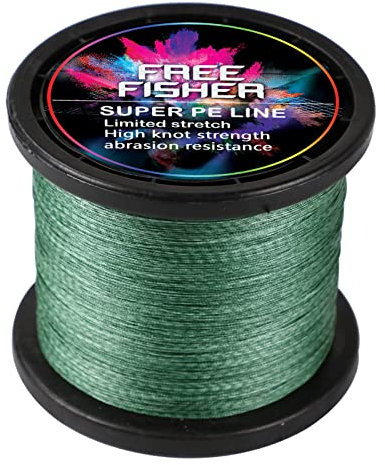 L PATTERN Geflochtene Angelschnur, 8 Fach Angelschnur Geflochtene 0,10-0,70 mm Superstarke PE Fishing Line 1000m Salzwasser Süßwasser Angeln für Barsch, Hecht, Zander