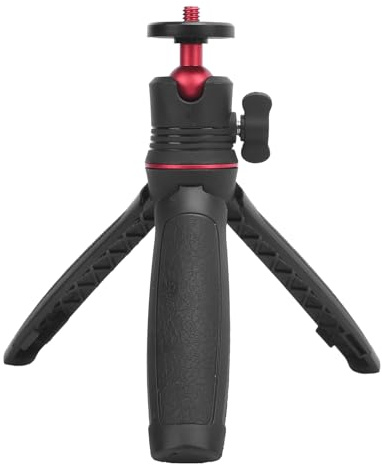 Treppiede da scrivania estraibile in silicone per selfie portatile con vite da 1/4 pollici per fotocamera digitale stabilizzatore