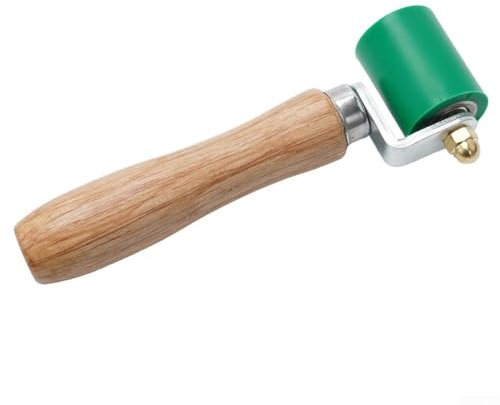 Un rodillo de presión de silicona de 40 mm imprescindible para profesionales que trabajan con materiales de PVC (verde)