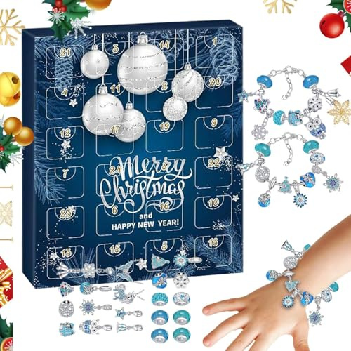 Adventskalender Schmuck - 24 Tage 2025 Partydetails - Weihnachten Jugendliche Adventskalender Set für Kinder Erwachsene Freundin Ehefrau Familie Freunde Geburtstag Valentinstag