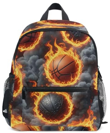 Cool basketbollar småbarn ryggsäck för flickor pojkar små barns ryggsäck, Coola basketbollar, Medium, Coola ryggsäckar för fotboll