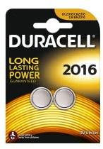 Duracell CR2016 Lithium-Knopfzelle, 2 Stück