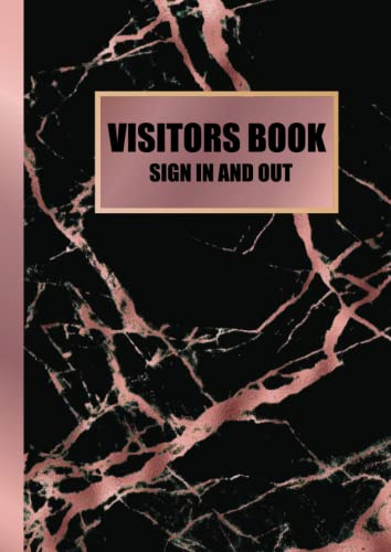 Visitors Book Sign In and Out: Record Visitor Log and Activity for Business & Workplace - A4 Size