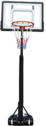 Basketballkörbe Kinder Tragbarer Basketballkorb Für Drinnen Und Draußen, Höhenverstellbar 1,2-2,1 M, Geeignet Für Kinder Und Jugendliche Dunk-Spiel, 82 X 60 cm (Size : 82X60CM/32X23IN)