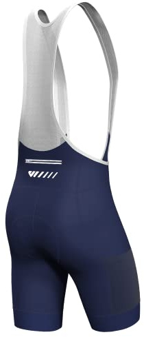 Lo.gas Herren Radfahren Bib Shorts,Gel Gepolstert mit Taschen,Road Shorts atmungsaktiv Quick-Dry für Männer
