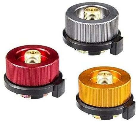 Gaskartuschen Adapter für Campingkocher zufällige Farbe