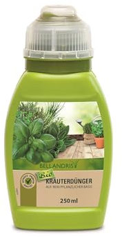 Bellandris Bio Kräuterdünger - Ökologischer Flüssigdünger für kräftige und gesunde Kräuter, natürliche Inhaltsstoffe, ideal für Bio-Gärten, NK-Dünger - 250ml