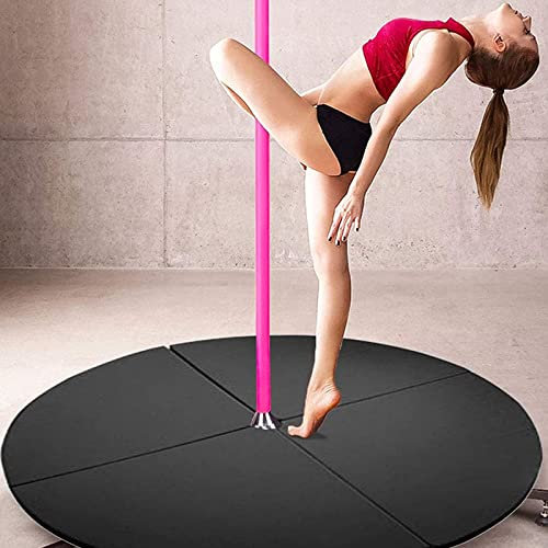 Pole-Dance-Matte, rund, faltbar, tragbar, Pole-Dance-Crash-Matte für Anfänger, Fitness, Gymnastik, Stripper, Stangen-Sicherheitspolsterung