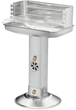 Kynast Exclusiv Standgrill Edelstahl Säulengrill Family Star Holzkohlegrill Barbeque-Grill Barbecue Kohlegrill