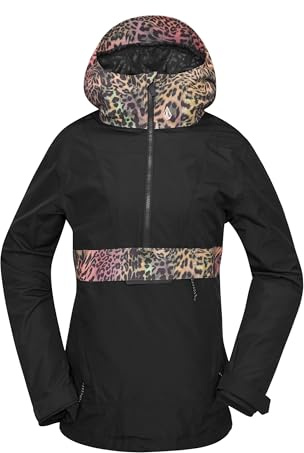 Volcom Damen Ashfield Anarok Snowboard Skijacke, Schwarz S5, S