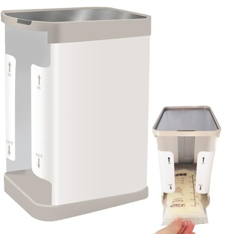 Organizador de congelación para leche materna, torre para almacenamiento de leche materna, contenedores de leche materna que ahorran espacio, organizador de almacenamiento de leche materna,