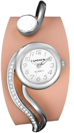 CANSNOW Spangenuhr Damen - Exquisite Damenuhr Gold Silber | Armbanduhr | Uhr Rosegold
