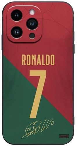 EZB Legend Fußball-Spieler-Design iPhone Hülle | Flexible Silikonhülle, Stoßabsorbierend (Ronaldo, iPhone 11 Pro)