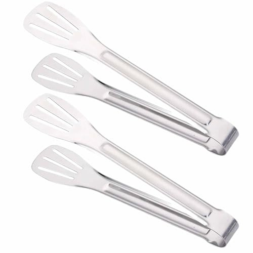 2 st kökstänger lätt att rengöra – livsmedelssäkra matlagningstång, sallad, grill, servering, stektänger redskap, kökspresent etc., enkelt grepp bästa robusta tång, non-stick .