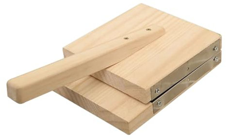 Garneck Holz Teigtaschenpresse Teigpressform Aus Lebensmittelechtem Holz Edelstahl Presswerkzeug Für Teigtaschenherstellung Küchenzubehör Für Schnelles Formen